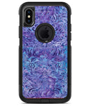 Purple Damask v2 Watercolor Pattern V2 - iPhone X OtterBox Case & Skin Kits