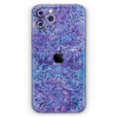 Purple Damask v2 Watercolor Pattern V2 - Vinyl Skin Wrap for iPhone 17 Pro Max, 17 Pro, 17 Air, 17, 16 & All Models — Soft Matte or Ultra Gloss