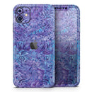 Purple Damask v2 Watercolor Pattern V2 - Vinyl Skin Wrap for iPhone 17 Pro Max, 17 Pro, 17 Air, 17, 16 & All Models — Soft Matte or Ultra Gloss