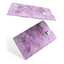 Purple Damask v2 Watercolor Pattern V3 - Premium Protective Decal Skin-Kit for the Apple Credit Card