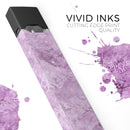 Purple Damask v2 Watercolor Pattern V3 - Premium Decal Protective Skin-Wrap Sticker compatible with the Juul Labs vaping device