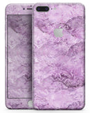 Purple Damask v2 Watercolor Pattern V3 - Skin-kit for the iPhone 8 or 8 Plus