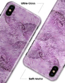 Purple Damask v2 Watercolor Pattern V3 - iPhone X Clipit Case