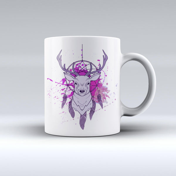The-Purple-Deer-Runner-DreamCatcher-ink-fuzed-Ceramic-Coffee-Mug