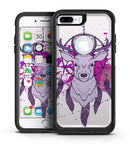 Purple Damask Watercolor Pattern - iPhone 7 or 7 Plus Commuter Case Skin Kit
