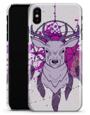 Purple Deer Runner DreamCatcher - iPhone X Clipit Case