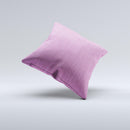 Purple Fabric Texture ink-Fuzed Decorative Throw Pillow