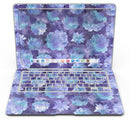 Purple Floral Succulents - MacBook Air Skin Kit