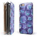 Purple Floral Succulents iPhone 6/6s or 6/6s Plus 2-Piece Hybrid INK-Fuzed Case