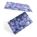 Purple Floral Succulents - Premium Protective Decal Skin-Kit for the Apple Credit Card