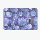 Purple Floral Succulents - Premium Protective Decal Skin-Kit for the Apple Credit Card