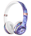 Purple Floral Succulents Full-Body Skin Kit for the Beats by Dre Solo 3 Wireless Headphones
