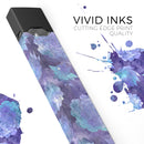 Purple Floral Succulents - Premium Decal Protective Skin-Wrap Sticker compatible with the Juul Labs vaping device