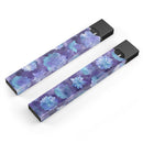 Purple Floral Succulents - Premium Decal Protective Skin-Wrap Sticker compatible with the Juul Labs vaping device