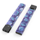 Purple Floral Succulents - Premium Decal Protective Skin-Wrap Sticker compatible with the Juul Labs vaping device