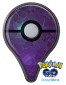 Purple Geometric V11 Pokémon GO Plus Vinyl Protective Decal Skin Kit