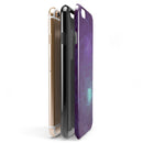 Purple Geometric V11 iPhone 6/6s or 6/6s Plus 2-Piece Hybrid INK-Fuzed Case