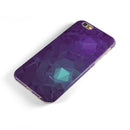 Purple Geometric V11 iPhone 6/6s or 6/6s Plus 2-Piece Hybrid INK-Fuzed Case