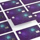 Purple Geometric V11 - Premium Protective Decal Skin-Kit for the Apple Credit Card