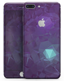 Purple Geometric V11 - Skin-kit for the iPhone 8 or 8 Plus