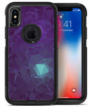 Purple Geometric V11 - iPhone X OtterBox Case & Skin Kits