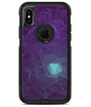 Purple Geometric V11 - iPhone X OtterBox Case & Skin Kits