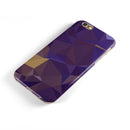 Purple Geometric V12 iPhone 6/6s or 6/6s Plus 2-Piece Hybrid INK-Fuzed Case