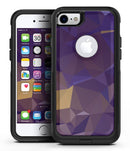 Purple Geometric V11 - iPhone 7 or 7 Plus Commuter Case Skin Kit