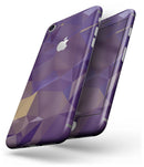 Purple Geometric V12 - Skin-kit for the iPhone 8 or 8 Plus