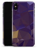 Purple Geometric V12 - iPhone X Clipit Case