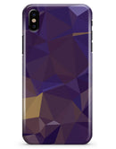 Purple Geometric V12 - iPhone X Clipit Case