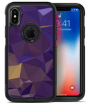 Purple Geometric V12 - iPhone X OtterBox Case & Skin Kits