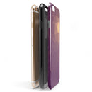 Purple Geometric V18 iPhone 6/6s or 6/6s Plus 2-Piece Hybrid INK-Fuzed Case