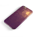 Purple Geometric V18 iPhone 6/6s or 6/6s Plus 2-Piece Hybrid INK-Fuzed Case