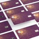 Purple Geometric V18 - Premium Protective Decal Skin-Kit for the Apple Credit Card