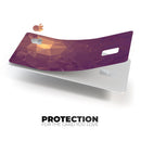 Purple Geometric V18 - Premium Protective Decal Skin-Kit for the Apple Credit Card