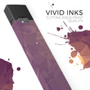 Purple Geometric V18 - Premium Decal Protective Skin-Wrap Sticker compatible with the Juul Labs vaping device