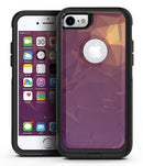 Purple Geometric V12 - iPhone 7 or 7 Plus Commuter Case Skin Kit