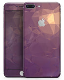 Purple Geometric V18 - Skin-kit for the iPhone 8 or 8 Plus