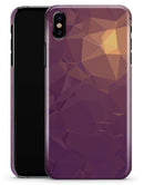 Purple Geometric V18 - iPhone X Clipit Case
