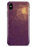 Purple Geometric V18 - iPhone X Clipit Case