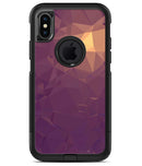 Purple Geometric V18 - iPhone X OtterBox Case & Skin Kits