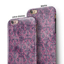 Purple Grungy Royal Pattern iPhone 6/6s or 6/6s Plus 2-Piece Hybrid INK-Fuzed Case