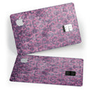 Purple Grungy Royal Pattern - Premium Protective Decal Skin-Kit for the Apple Credit Card