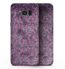 Purple Grungy Royal Pattern - Samsung Galaxy S8 Full-Body Skin Kit