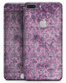 Purple Grungy Royal Pattern - Skin-kit for the iPhone 8 or 8 Plus