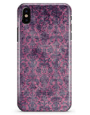 Purple Grungy Royal Pattern - iPhone X Clipit Case