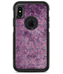 Purple Grungy Royal Pattern - iPhone X OtterBox Case & Skin Kits
