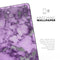 Purple Marble & Digital Silver Foil V1 - Full Body Skin Decal for the Apple iPad Pro 12.9", 11", 10.5", 9.7", Air or Mini (All Models Available)
