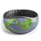 Purple Metal with Lime Green Rust - Decal Skin Wrap Kit for the Disney Magic Band